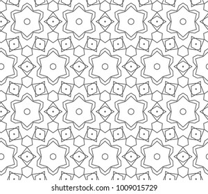 Seamless ornamental vector pattern