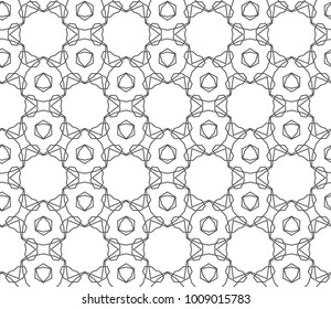 Seamless ornamental vector pattern