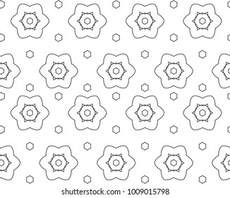 Seamless ornamental vector pattern