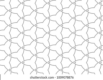 Seamless ornamental vector pattern