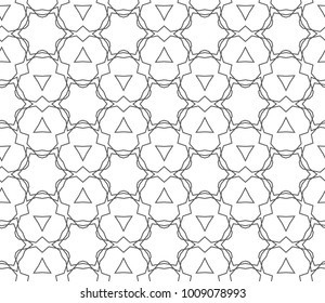 Seamless ornamental vector pattern