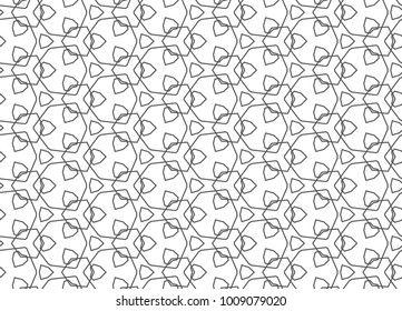 Seamless ornamental vector pattern