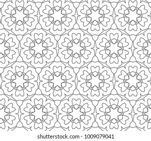 Seamless ornamental vector pattern