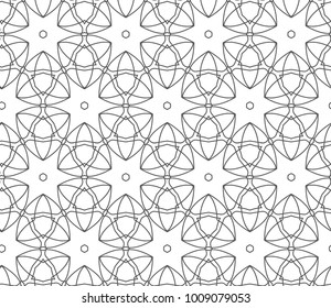 Seamless ornamental vector pattern