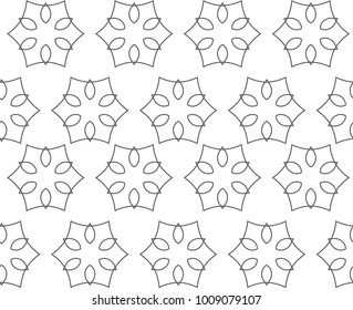 Seamless ornamental vector pattern