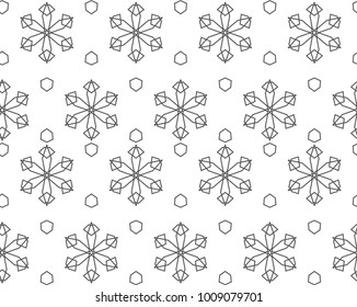 Seamless ornamental vector pattern