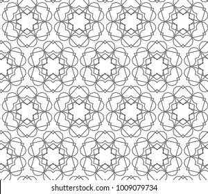 Seamless ornamental vector pattern