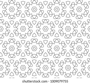 Seamless ornamental vector pattern