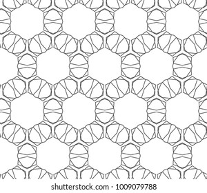 Seamless ornamental vector pattern