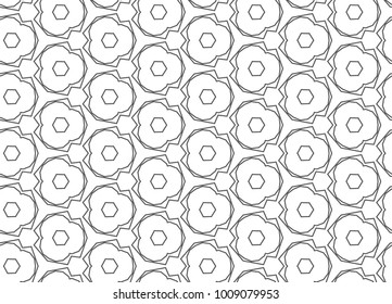 Seamless ornamental vector pattern