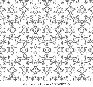 Seamless ornamental vector pattern
