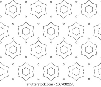 Seamless ornamental vector pattern
