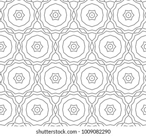 Seamless ornamental vector pattern