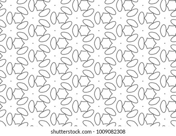 Seamless ornamental vector pattern