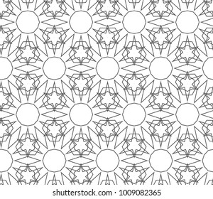 Seamless ornamental vector pattern