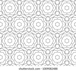 Seamless ornamental vector pattern
