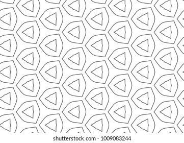 Seamless ornamental vector pattern