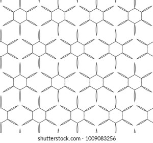 Seamless ornamental vector pattern