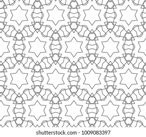 Seamless ornamental vector pattern
