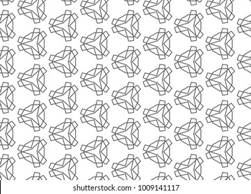 Seamless ornamental vector pattern
