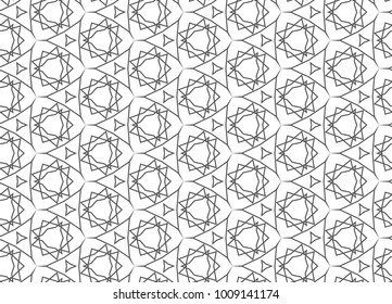 Seamless ornamental vector pattern
