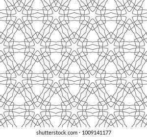 Seamless ornamental vector pattern