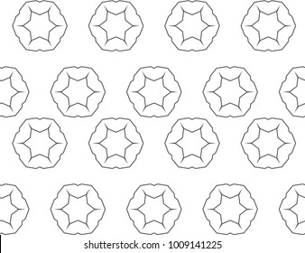 Seamless ornamental vector pattern