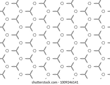 Seamless ornamental vector pattern