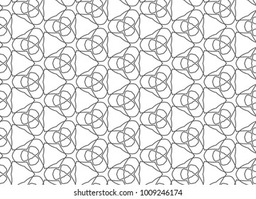 Seamless ornamental vector pattern