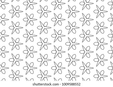 Seamless ornamental vector pattern