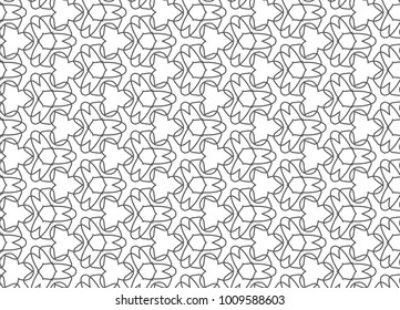 Seamless ornamental vector pattern