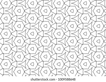 Seamless ornamental vector pattern
