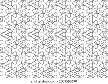 Seamless ornamental vector pattern