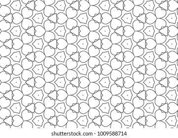 Seamless ornamental vector pattern