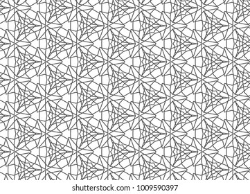 Seamless ornamental vector pattern