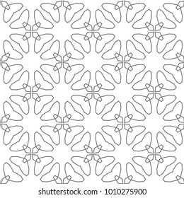 Seamless ornamental vector pattern