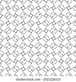 Seamless ornamental vector pattern