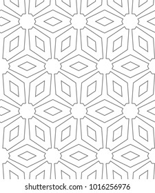 Seamless ornamental vector pattern