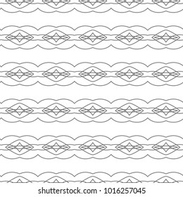Seamless ornamental vector pattern