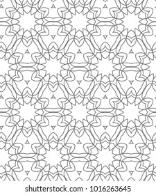 Seamless ornamental vector pattern