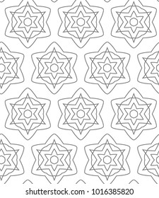 Seamless ornamental vector pattern