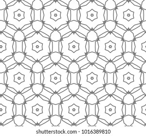 Seamless ornamental vector pattern