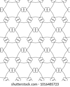 Seamless ornamental vector pattern