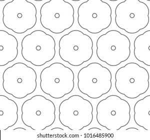 Seamless ornamental vector pattern