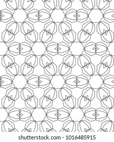 Seamless ornamental vector pattern