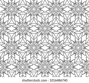 Seamless ornamental vector pattern