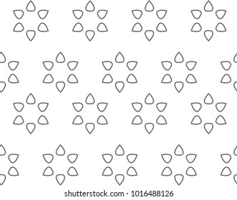 Seamless ornamental vector pattern