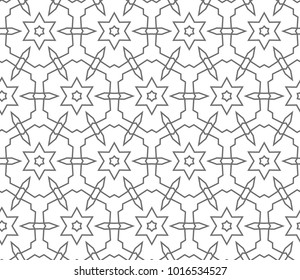Seamless ornamental vector pattern
