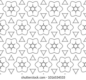 Seamless ornamental vector pattern