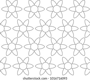 Seamless ornamental vector pattern
